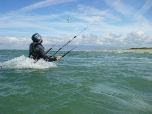 stage kitesurf à Quiberon élève kitesurf débutant 